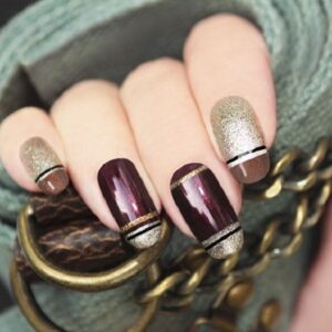 nail art at springs beauty salon in warrington